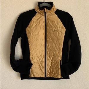 Black & Gold Ralph Lauren Active Fleece Zip Up EUC